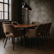 Krzesło tapicerowane MERCY PLUS – pasy + pianka, buk, tkanina DREAM z powłoką Water Blocked ATREVE – personalizowane krzesła i hokery, polska produkcja