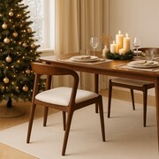 Krzesło bukowe SENA – gięte, tapicerowane siedzisko NOW or NEVER