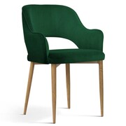 Krzesło MERCY VELVET kolor zielony Atreve