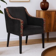 Krzesło fotelowe MILO MALAWI – ozdobne podłokietniki, drewno bukowe ATREVE – personalizowane krzesła i hokery, polska produkcja