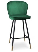 Hoker - krzesło barowe AINE 70 kolor zielony Atreve