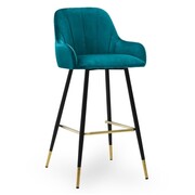 Hoker krzesło barowe Tulip Piano rozmiar M ATREVE – personalizowane krzesła i hokery, polska produkcja