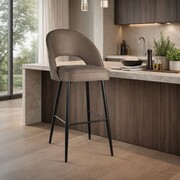 Hoker PONTE SUPREME M – niski hoker ze sprężynami kieszeniowymi do wysp 90 cm ATREVE – personalizowane krzesła i hokery, polska produkcja