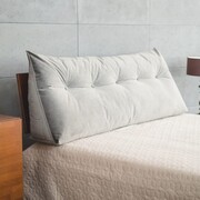 Poduszka dzienna TRIANGEL VELVET 120 cm szara Visby