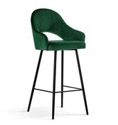 Hoker - krzesło barowe GODA rozmiar M butelkowa zieleń Atreve