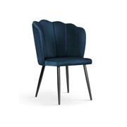 Krzesło tapicerowane HILTON kolor nocny granat ATREVE – personalizowane krzesła i hokery, polska produkcja