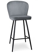 Hoker - krzesło barowe AINE 70 kolor szary Atreve