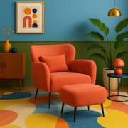 Podnóżek BUENO – do kompletu z fotelem BUENO, tkanina SALVADOR ATREVE – personalizowane krzesła i hokery, polska produkcja