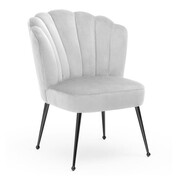 Krzesło muszelka BOLONIA tkaniny z grupy 3 ATREVE – personalizowane krzesła i hokery, polska produkcja