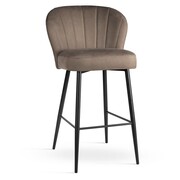 Niski Hoker SHELLY SUPREME – połączenie elegancji i komfortu w Twojej kuchni ATREVE – personalizowane krzesła i hokery, polska produkcja