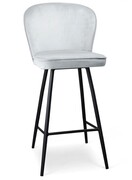 Hoker - krzesło barowe AINE 70 kolor srebrny Atreve