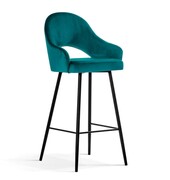 Hoker - krzesło barowe GODA M kolor turkusowy Atreve