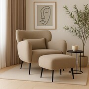 Podnóżek BUENO – elegancka pufa, tkaniny premium ATREVE – personalizowane krzesła i hokery, polska produkcja