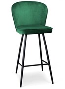 Hoker - krzesło barowe AINE 60 kolor zielony Atreve