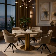 Krzesło MERCY TWIST DREAM obrotowe 360° auto-return – premium do jadalni ATREVE – personalizowane krzesła i hokery, polska produkcja