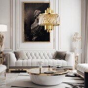 Żyrandol Margot w stylu Glamour 9xE14 Milagro