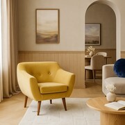 Fotel BERGAMO – styl skandynawski, bukowy stelaż, personalizacja ATREVE – personalizowane krzesła i hokery, polska produkcja