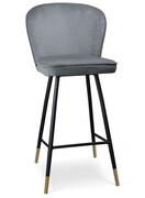 Hoker - krzesło barowe AINE 60 kolor szary Atreve