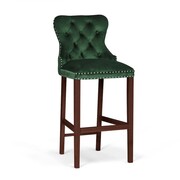 Hoker - krzesło barowe MADAME 68 kolor zielony ATREVE – personalizowane krzesła i hokery, polska produkcja