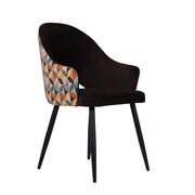 Krzesło tapicerowane VELVET RETRO