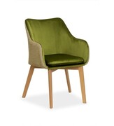 Krzesło tapicerowane z podłokietnikami Lancelot ATREVE – personalizowane krzesła i hokery, polska produkcja