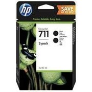 Tusz HP 2-Pack 711 | 2 x 80ml | black Hewlet-Packard