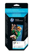 HP Ink 57 Color photo starter Pack + Papier Q7942AE Hewlet-Packard