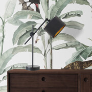 Czarna lampka nocna regulowana MALI VELUR