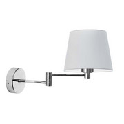 Długi kinkiet na wysięgniku LUGO na chromowanej podstawie