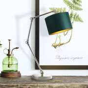 Designerska lampka stołowa do salonu ASMARA GOLD