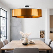 Nowoczesny plafon sufitowy do jadalni GRENADA MIRROR fi - 80 cm