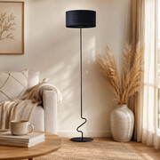 Nowoczesna lampa dekoracyjna z rattanu JERSEY BOHO lampa stojąca w stylu boho