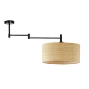 Lampa sufitowa z regulowanym ramieniem do jadalni RANGUN BOHO w stylu boho