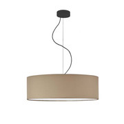 Beżowa lampa wisząca do kuchni nad stół HAJFA fi - 60 cm - kolor beżowy