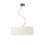 Klasyczna lampa wisząca do kuchni HAJFA fi - 50 cm - kolor ecru