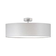 Plafon w stylu skandynawskim WENECJA fi - 60 cm - kolor jasny szary