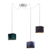 Nowoczesna lampa wisząca pająk KANO D3 GOLD