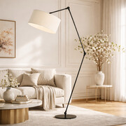 Lampa podłogowa do czytania regulowana BARI lampa podłogowa LED z regulacją światła,