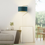 Nowoczesna lampa stojąca do salonu TESALLIA VELUR