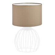 Biała lampka nocna w stylu loftowym NASHVILLE