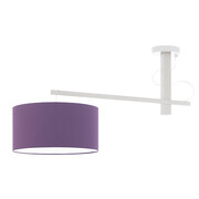 Lampa wisząca na drewnianym stelażu do salonu FOGGIA