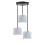 Skandynawska lampa wisząca 3-punktowa do salonu MAJORKA
