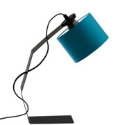 Metalowa lampka biurkowa z abażurem HAGA