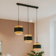 3-punktowa lampa wisząca w stylu boho BORNEO BOHO