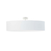 Duży plafon sufitowy LED GRENADA fi - 80 cm - kolor biały