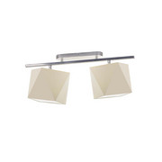 Podwójny plafon do salonu AKRON z regulacją kąta padania światła