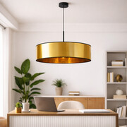Lampa wisząca do biura złota glamour SINTRA MIRROR fi - 60 cm