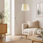 Lampa podłogowa do salonu na długim wysięgniku MANILA
