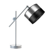 Srebrna lampka nocna regulowana glamour MALI GLAM