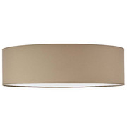 Beżowy plafon do salonu z abażurem MEDINA fi - 80 cm